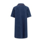Valentino Blue Cotton Casual Dress