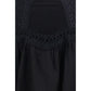 Charo Ruiz Black Cotton Mini Skirt