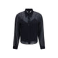 Gucci Black Silk Pattern Shirt
