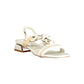 Laura Biagiotti White Polyurethane Women's Sandal