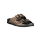 Laura Biagiotti Brown Polyurethane Women's Slipper