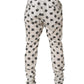 Dolce & Gabbana White Logo Skinny Leg Dress Men Trouser Pants