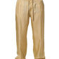 Dolce & Gabbana Yellow Straight Silk Mid Waist Chino Trouser Pants