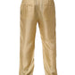 Dolce & Gabbana Yellow Straight Silk Mid Waist Chino Trouser Pants