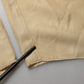 Dolce & Gabbana Yellow Straight Silk Mid Waist Chino Trouser Pants