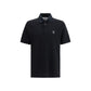 Brunello Cucinelli Black Cotton Polo Shirt