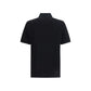 Brunello Cucinelli Black Cotton Polo Shirt