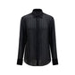 Gucci Black Silk Dress Shirt