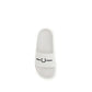 Fred Perry White Rubber Sandals