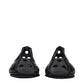 Alaïa Black Leather Ballet Flats