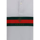 Gucci White Cotton Polo Shirt
