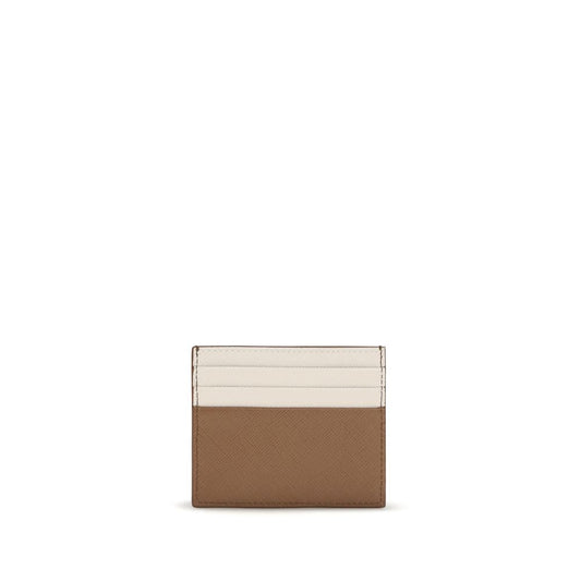 Prada Beige Calf Leather Bos Taurus Wallet
