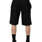 Dolce & Gabbana Black Cotton Sweatshorts Men Bermuda Shorts