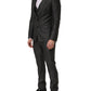 Dolce & Gabbana Gray MARTINI Slim Fit Formal 3 Piece Suit