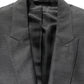Dolce & Gabbana Gray MARTINI Slim Fit Formal 3 Piece Suit