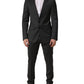 Dolce & Gabbana Gray Wool Slim Fit Formal 2 Piece Men Suit