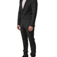 Dolce & Gabbana Gray Wool Slim Fit Formal 2 Piece Men Suit