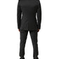 Dolce & Gabbana Gray Wool Slim Fit Formal 2 Piece Men Suit