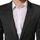 Dolce & Gabbana Gray Wool Slim Fit Formal 2 Piece Men Suit