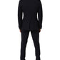 Dolce & Gabbana Black Wool Slim Fit Formal 2 Piece Men Suit