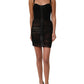 Dolce & Gabbana Black Bodycon Fitted Corset Style Mini Dress