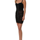 Dolce & Gabbana Black Bodycon Fitted Corset Style Mini Dress