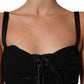 Dolce & Gabbana Black Bodycon Fitted Corset Style Mini Dress