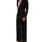 Dolce & Gabbana Black Silk Sheer Chiffon Long Maxi Dress