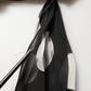 Dolce & Gabbana Black White Polka Dot Pleated Maxi Dress