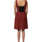 Dolce & Gabbana Multicolor Tweed Belted Babydoll Mini Dress