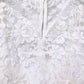 Dolce & Gabbana White Cotton Floral Lace Long Gown Dress