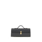 Savette Gray Calf Leather Bos Taurus Handbag