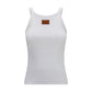Fendi White Cotton Tank Tops
