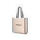 Jimmy Choo Beige Canvas Tote Bag