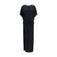 The Row Black Viscose Casual Dress