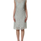 Dolce & Gabbana Mint Green Lace Sleeveless Knee Length Dress