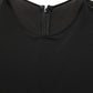Dolce & Gabbana Black Cotton Long Sleeves Sheath Maxi Dress