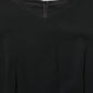 Dolce & Gabbana Black Viscose Short Sleeve A-line Midi Dress