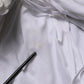 Dolce & Gabbana White Cotton Gabardine Bustier Midi Dress