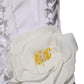 Dolce & Gabbana White Cotton Gabardine Bustier Midi Dress