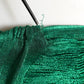 Dolce & Gabbana Emerald Green Plissé Evening Gown Dress