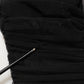 Dolce & Gabbana Sleeveless V-neck Shift Knee Length Black