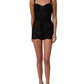 Dolce & Gabbana Sleeveless V-neck Shift Knee Length Black