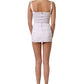 Dolce & Gabbana Black Cotton Corset Style Fitted Mini Dress