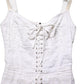 Dolce & Gabbana Black Cotton Corset Style Fitted Mini Dress
