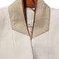 Di Stavnitser Antwerp White Wool Long Trench Coat Jacket