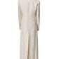 Di Stavnitser Antwerp White Wool Long Trench Coat Jacket
