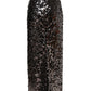 Dolce & Gabbana Brown Sequinned Embellished Pencil Cut Skirt