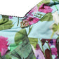 Dolce & Gabbana Multicolor Floral Cropped Bustier Tank Top