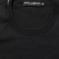 Dolce & Gabbana Black Cotton Short Sleeves Crew Neck T-shirt